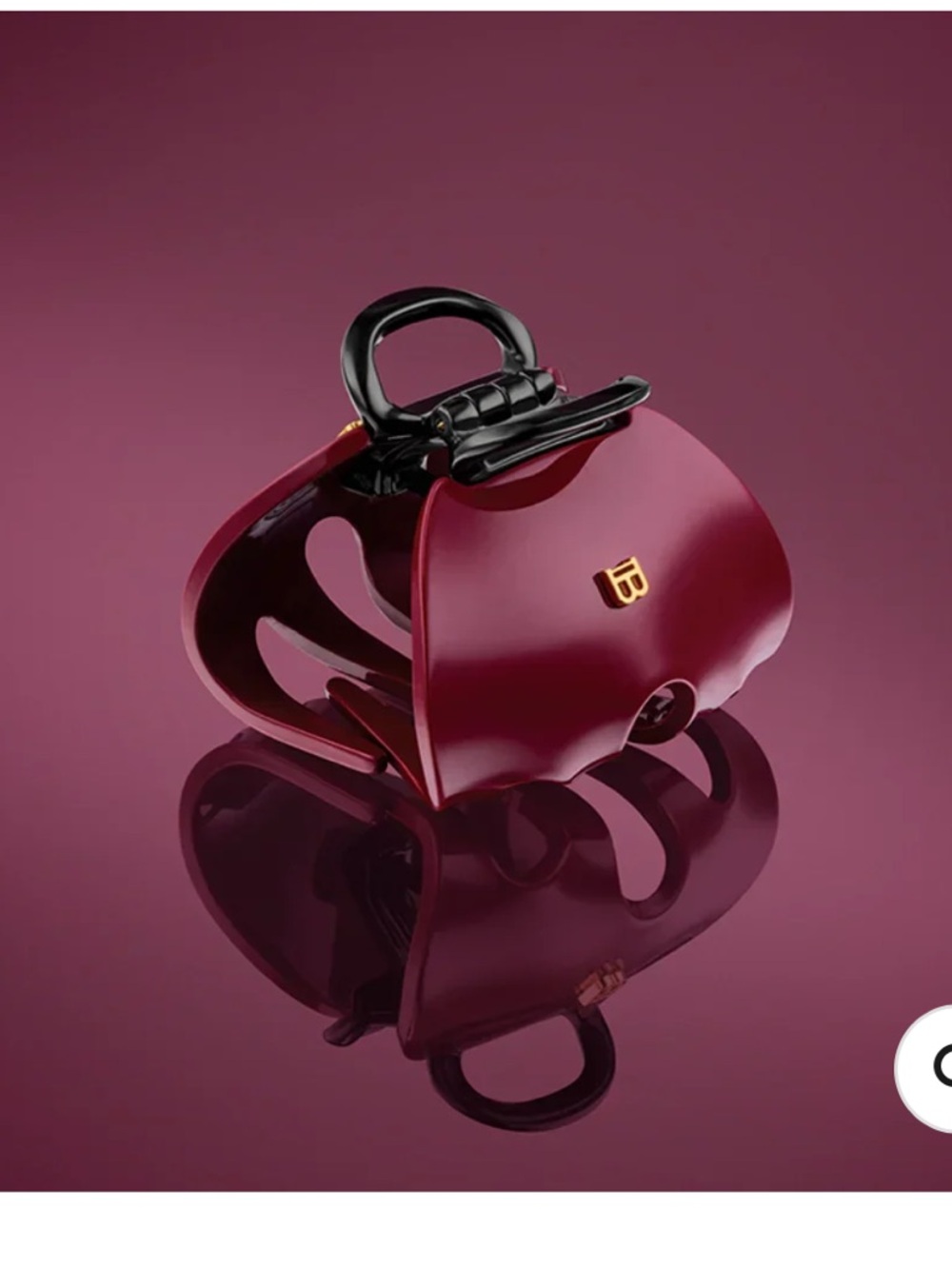 LIMITED EDITION PINCE À CHEVEUX IMPERIALE
VELVET BURGUNDY